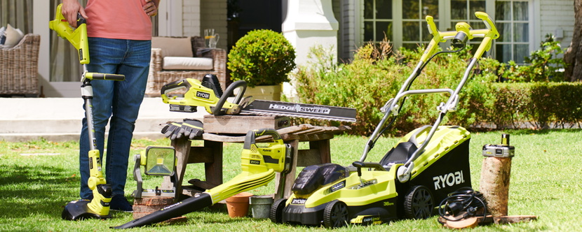 Ryobi trädgårdsmaskiner
